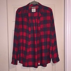 Red/Black Plaid Flannel